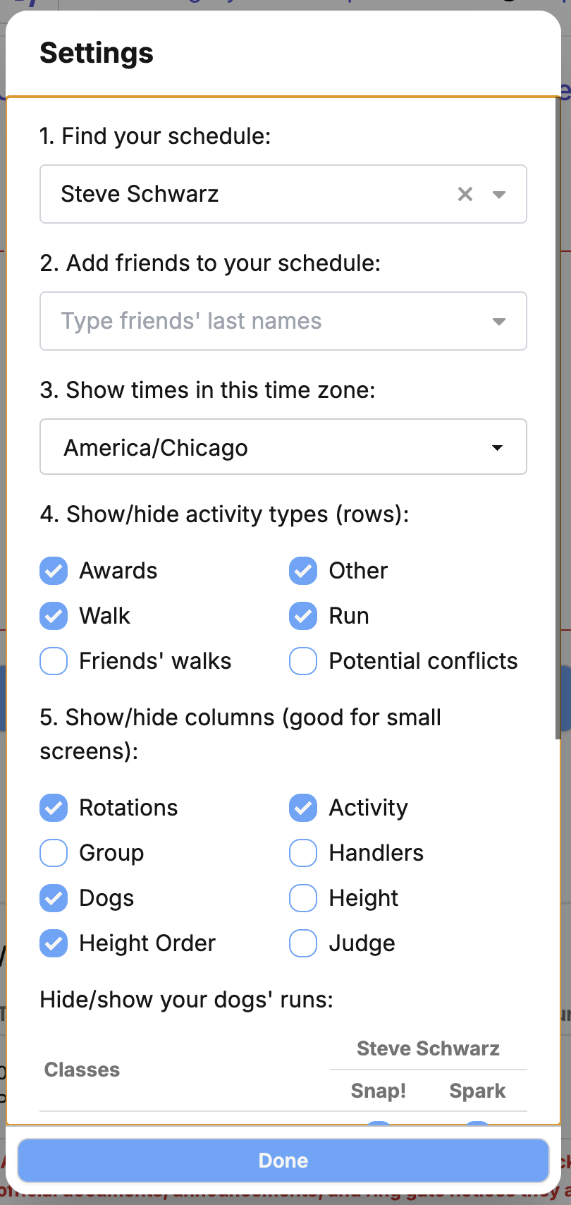 Minimum options for running multiple dogs